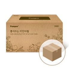 팜파스 뽑아쓰는 키친타올 130매 16개입, 1매