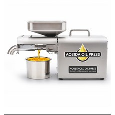 AOSIDA 全自動小型榨油機 110V 冷榨熱榨 商用家用 不銹鋼