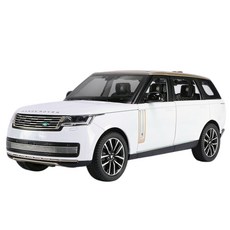 마이카 다이캐스트 금속 1:24 랜드로버 레인지로버 SV2022 모델 자동차 모형 피규어 장식, 1개, 01_골드