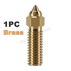 Ender 3 KE 노즐 황동 도금 구리 경화 강철 Creality Max CR-M4 용 고속 프린터, 12 1PC Brass, 01 0.2mm