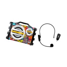 FNR 便攜式音箱，無線連接，內置麥克風，卡拉OK歡唱，時尚外觀設計, 彩色