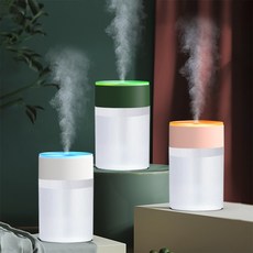 별빛 가습기 C855 250mL 미니가습기 KC인증 대량구매, 상세페이지 참조, 그린+필터(10개)