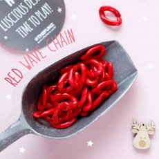 더펀즈 [더펀즈] 레드물결체인 50p, 1개