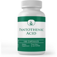 비타민 B5 칼슘 판토텐산 560mg 100캡슐 3개월 고함량 미국산 Pantothenic, 1 카운트 (100개 팩), 100정, 1개