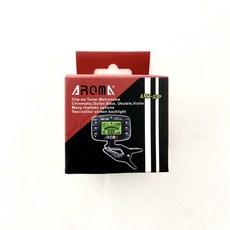 AROMA AMT-530 夾式調音器與節拍器 適用於吉他貝斯烏克麗麗小提琴, 詳見包裝