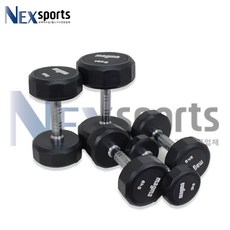 넥스스포츠 12각고무아령2kg, 1개