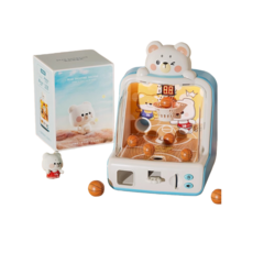 萌寵計分投籃機 投籃遊戲機 兒童投籃玩具 新年禮物 兔子恐龍小熊造型, 1個, 小熊款