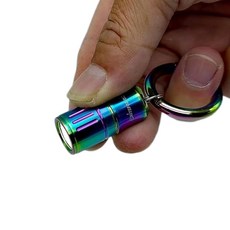 Nitefox e3 미니 열쇠고리 플래시라이트 소형 라이트 브라이트 100루멘 보호용 포켓펙트 키링 토치 일상적인 반려견 산책 캠핑 하이킹 부모님 친구들을 위한 멋진 선물, Color Steel