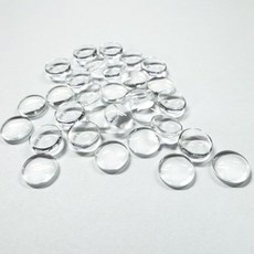 플랫백 캐보션컷팅 렌즈 만들기용 10mm 재료 도구 원리 실습 실험 학습, 1개