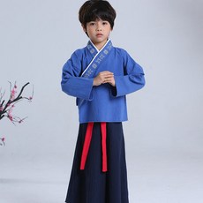 兒童國風服飾 男童漢服 唐裝中國風春秋冬款民族風復古裝國慶演出服幼兒園