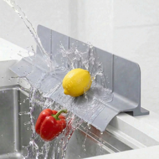 테르오 물튀김 완벽차단 싱크대 물막이, 그레이, 1개