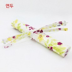 소형 원통 안경케이스 꽃무늬 돋보기, +200, E. 황록꽃