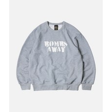 프리즘웍스 BOMBS AWAY SWEAT셔츠 그레이