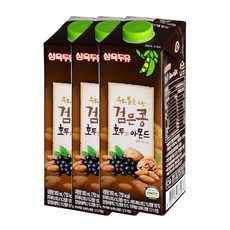 삼육두유 검은콩호두아몬드 두유, 950ml, 3개
