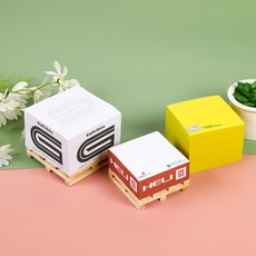 Kraft Heinz 彩色便籤紙，辦公文具，可撕式留言紙, 1個, 來圖定製，
