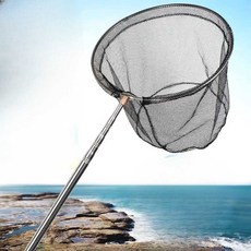 동물 포획망 유기견 야생동물 고양이 구조용 뜰채 다목적 안전 포획틀 대형, 2.1m 3단-40cm 다이니마 깊은망