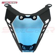 오토바이 전조등 실드 라이트 보호대 가드 스크린 보호 커버에 적합, 3. Blue