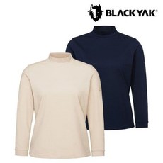 [정품] 블랙야크 BLACKYAK 여성 겨울 크루핏 기모 긴팔티 보온성 터틀넥 기능성 티셔츠 1BYRTWU501 GD {균일가 딜}