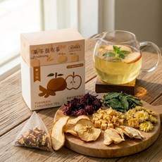 菓茶很有事 薑黃柑橘養氣茶 5包入, 30g, 1個, 5個裝