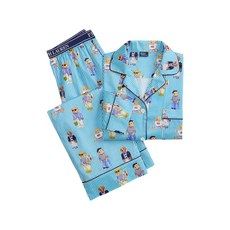 폴로랄프로렌 매디슨 스트라이프 폴로 베어 잠옷 세트