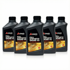 아디노 벨퍼포먼스 고성능 롱라이프 합성엔진오일, 5개, 5w30, 1L
