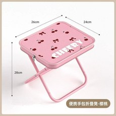 휴대용 접이식 의자 여행 낚시 다기능 야외 캠핑, 3. pink