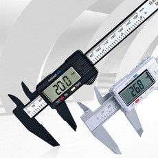 듀라맥스 버니어 캘리퍼스 디지털 LED 블랙, 1개
