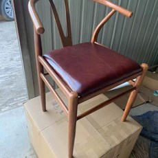 프랭키라 3colors 북유럽 벤치 화분 간의 다이닝 스툴 협탁 책 원목 의자 로프짜임, W. 로즈우드 가죽 적갈색