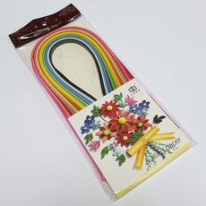 퀄링페이퍼 7mm/ 종이감기공예재료 페이퍼롤링 가는색종이띠접기 취미용품 장식 조화꽃 만들기재료