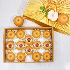 [초록자연] 신고배 선물세트 7.5kg (13-14과) (명품), 1박스