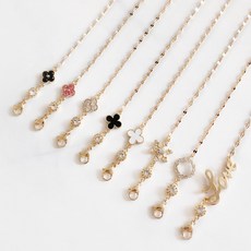 마스크 스트랩 써지컬 체인 안경줄 스와로브스키 정품 로고 반달상자 포함