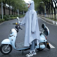 오토바이 비옷 배달 택배 챙모자 판초우의 빅사이즈 방수원단 우비 망토 우의 퀵, 12. 5XL 파란색 판초