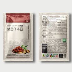 충북 보은 두레농장 대추즙, 50개, 100ml