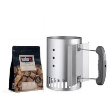 웨버 컴팩트 침니스타터 패키지 S 코스트코코리아정품, 하나의 옵션, 하나의 옵션, 1개