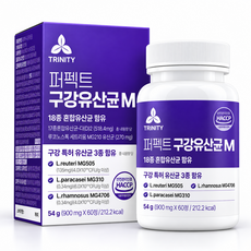 구강유산균 M18종 식약청 인증 haccp 구강 특허 유산균, 1개, 60정