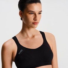 쇼크업소버 메가서포트 올블랙 스포츠브라