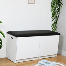 수납 벤치 의자 다용도 소파형 복도 도어형 수납 벤치 침실 공간활용 신발장 이동형 선반형 달린 정리 좌식