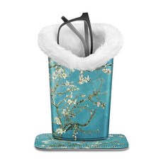 Fintie 플러시 안감 안경 홀더 안경 스탠드 케이스 긁힘 방지 안경 보관 정리함 책상 침실용 스탠드 사무실용 Blossom