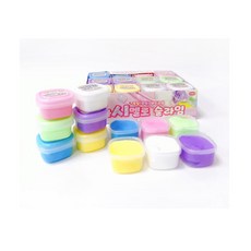 마시멜로 슬라임 액체괴물 말랑이 점토 DIY 주물럭, 6개, 2g, 혼합