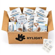 anything렌즈 와이프 (Lens Wipe)안경닦이티슈 자우버 일회용 렌즈 크리너 10p*8pack 1박스