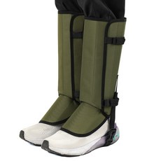 戶外徒步護腿套 登山防抓護腳套, 绿色【一套】, 绿色