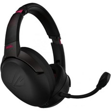 USB-C 2.4GHz 어댑터가 장착된 ASUS ROG Strix Go 2.4 일렉트로 펑크 무선 게이밍 헤드폰 | AI 전원 노이즈 캔슬링 마이크 PC Mac 닌텐도 스위치, 1개
