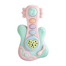 JoyBaby 嬰兒手搖鈴 嬰幼童玩具 鋼琴 吉他 玩具 麥克風 電子琴 手拍鼓 音樂搖鈴 幼兒早教玩具, 音樂吉他, 1個