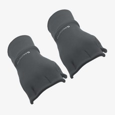 인콘트로 방한 기모 골프 손등 오른손 전용 장갑, 회색, 2개