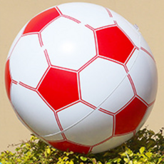 head bing 비치볼 중소형 30cm, 1개, 레드, 30mm