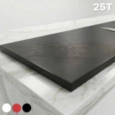 씨맥스 업소용 주문제작 위생 도마 25T, 흑색(Black), 1개