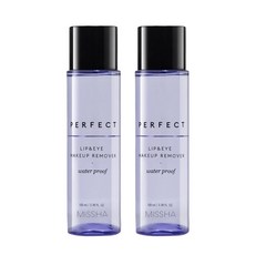 미샤 퍼펙트 립앤아이 메이크업 리무버 워터프루프 100ml 2개, 미샤 퍼펙트 립앤아이 메이크업 리무버 워터프루프 100