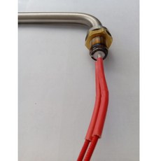 L型白鐵電熱管AC110V，管長23公分/19公分，850W，耐用白鐵材質，購買前請先詢問，確保規格適用, 1個, 管長19公分