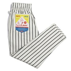 COOKMAN USA 231-11801 Chef Pants 廚師長褲 / 休閒長褲 (白黑直紋) 化學原宿