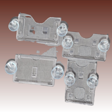 주차 케이스용 스티커 홀더, 사각 테이프 부착, 세로A